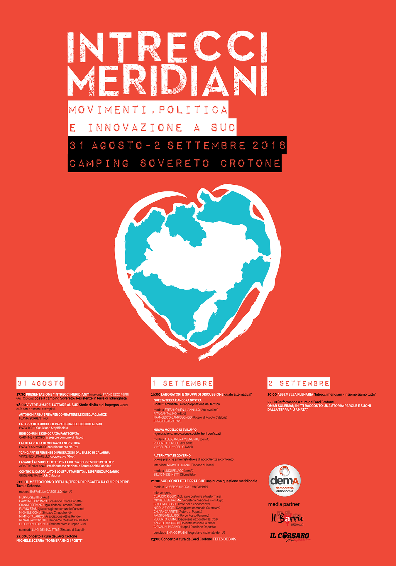 intrecci meridiani